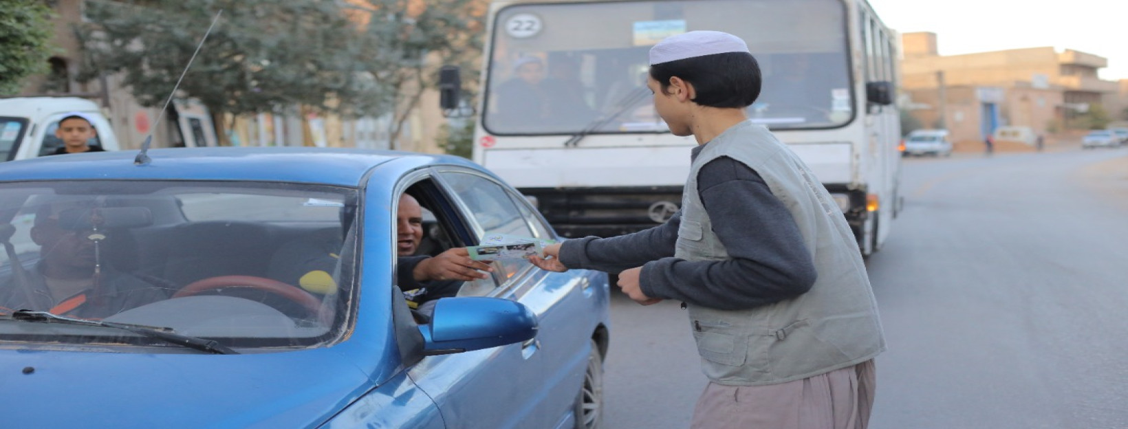 الحملة التحسيسية للوقاية من حوادث المرور